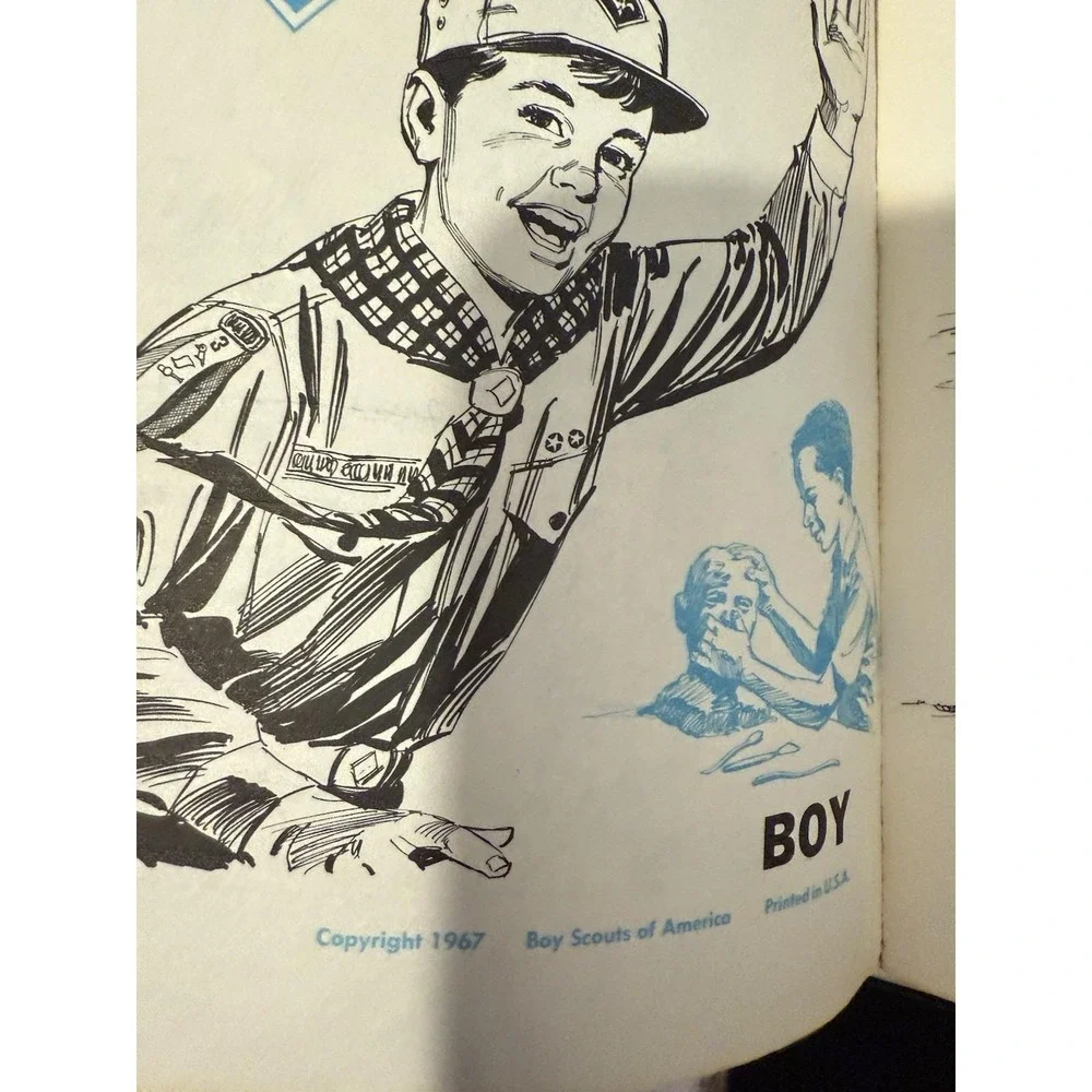 Webelos Boy‎ Scouts of America Scout Book 1967 Vintage